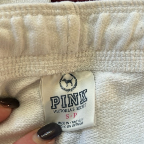 Vintage LOVE PINK Joggers Y2K RARE- White - Picture 6 of 10